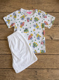 Conjunto pijama bebé blanca 2