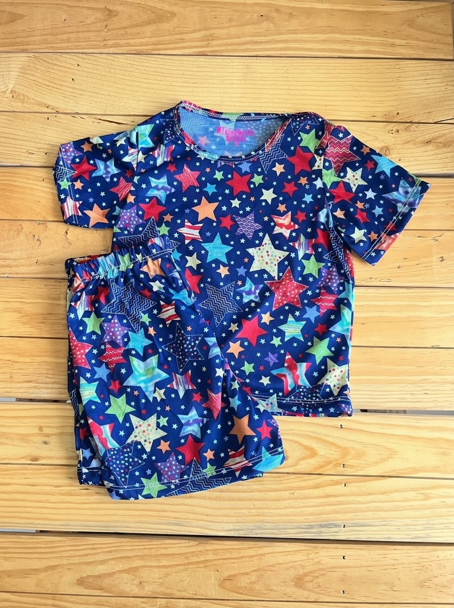 Conjunto pijama bebé estrellas