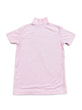Playera manga corta cuello alto